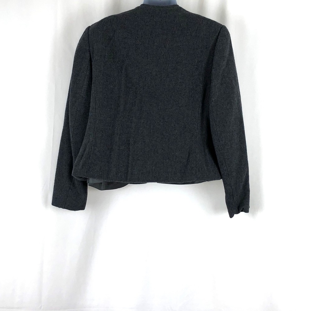 Pendleton Dark Gray Vintage Wool Jacket Pockets 38 - image 5